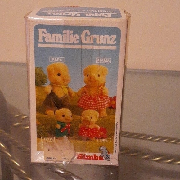 Simba Papa Grunz Paul Pig Family Barenwald simba animal figurine toy vintage - Picture 2 of 7